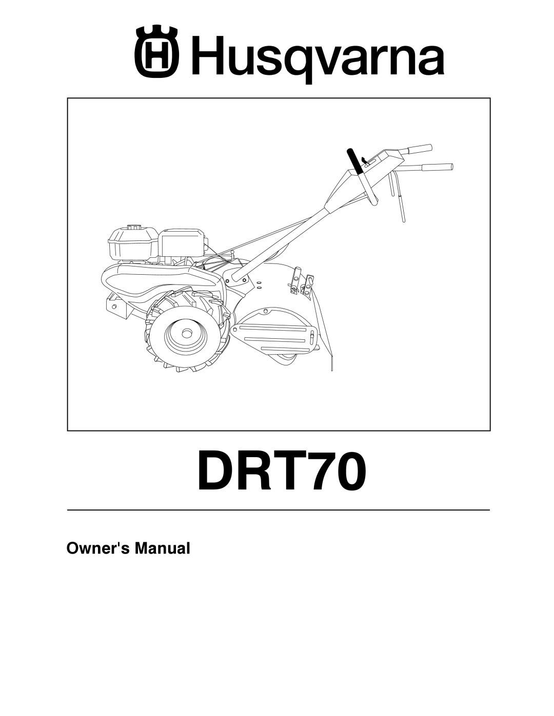 Husqvarna DRT70 owner manual 