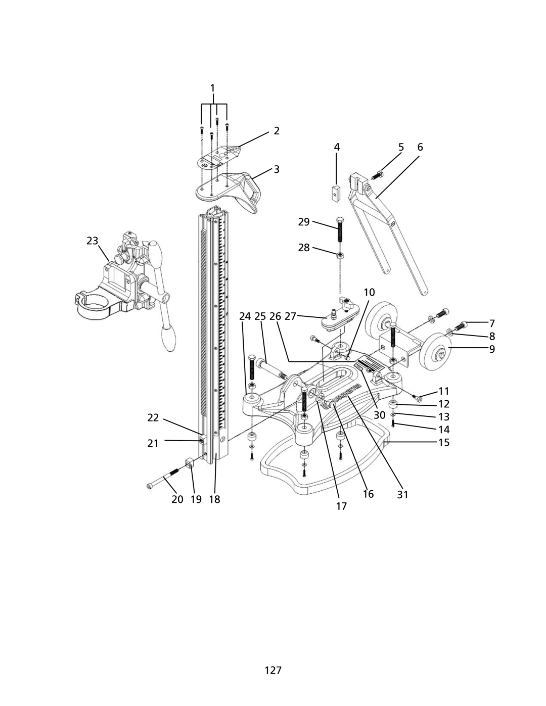 Husqvarna DS160C manuel dutilisation 24 25 26 127 