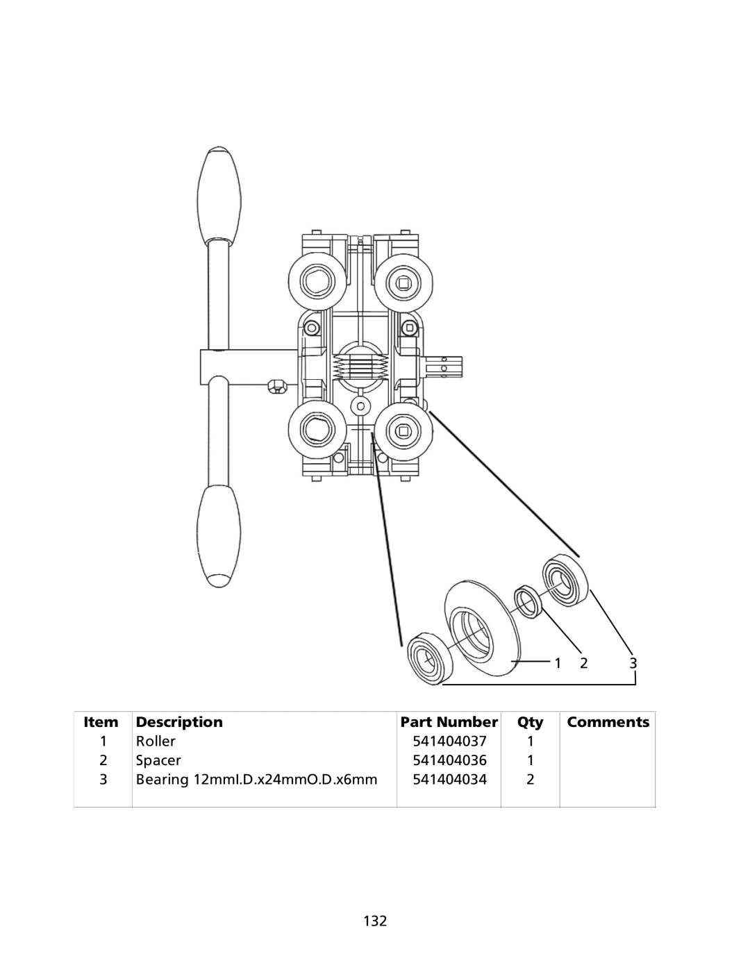 Husqvarna DS160C manuel dutilisation Description Part Number Qty Comments 