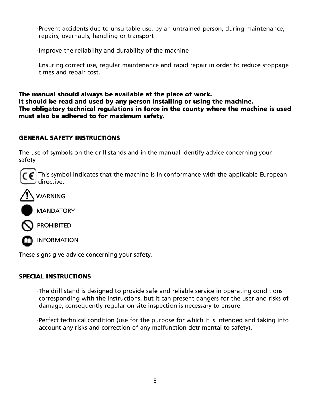 Husqvarna DS160C manuel dutilisation General Safety Instructions 