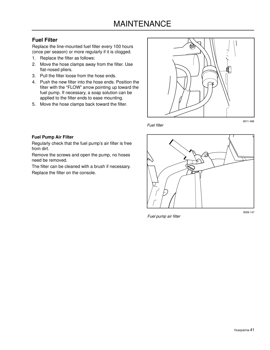 Husqvarna EZ4824 / 965880401, EZ6124 / 966038401, EZC4824 / 966038501 manual Maintenance 