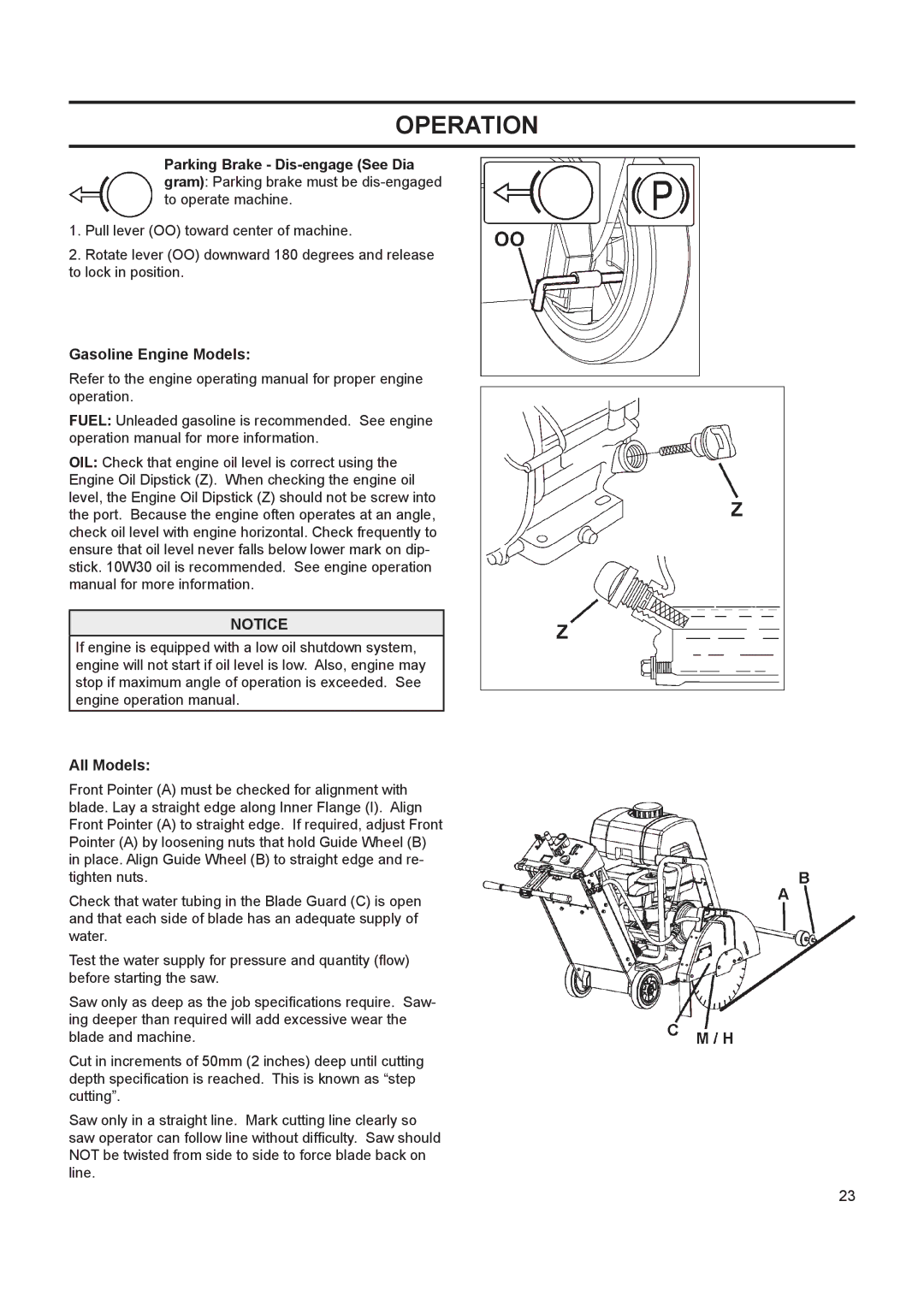 Husqvarna FS 413 manual Gasoline Engine Models, All Models 