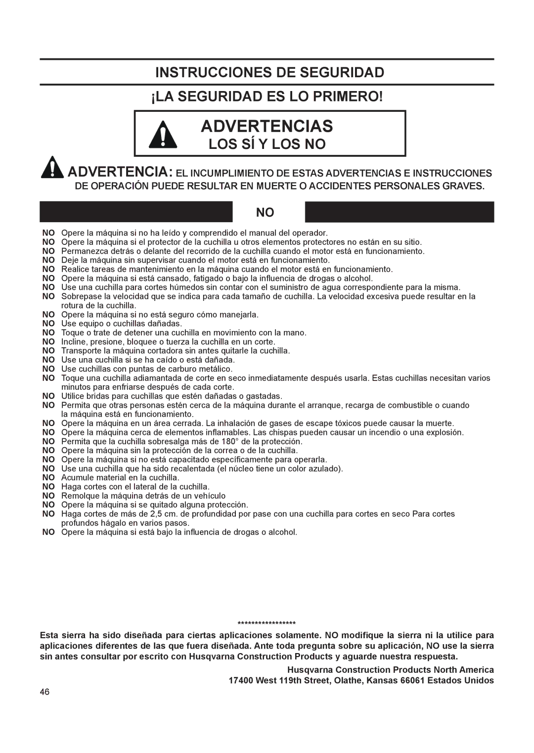 Husqvarna FS 413 manual Advertencias 