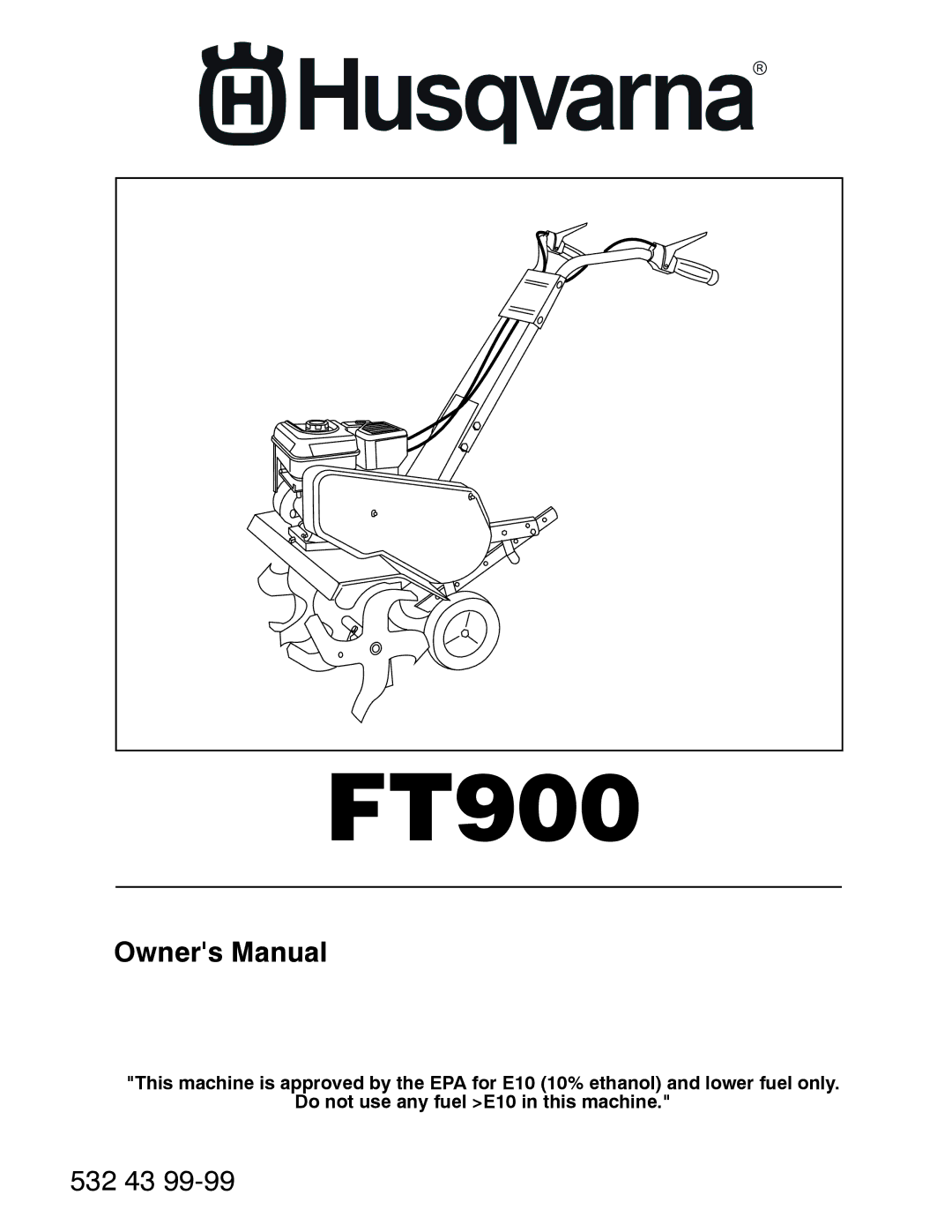 Husqvarna FT900 owner manual 