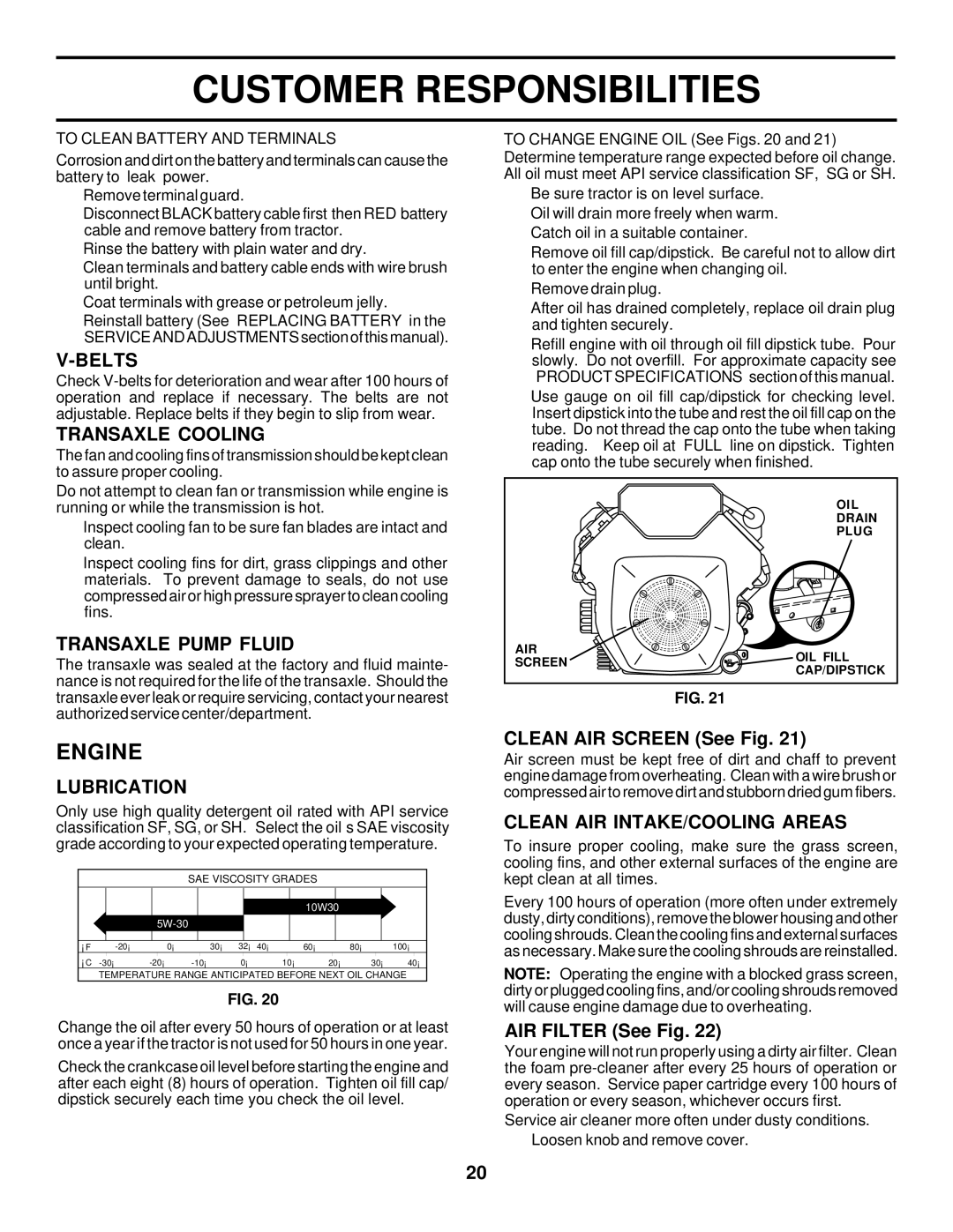 Husqvarna GTH225 owner manual Engine 