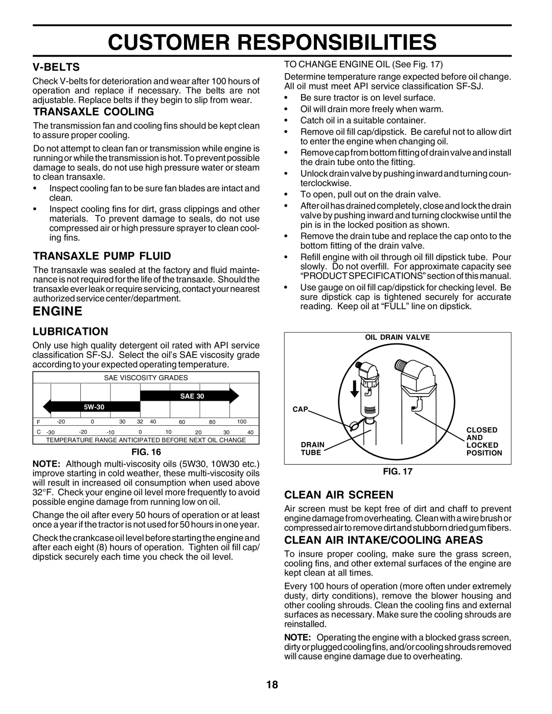 Husqvarna GTH2250 owner manual Engine 