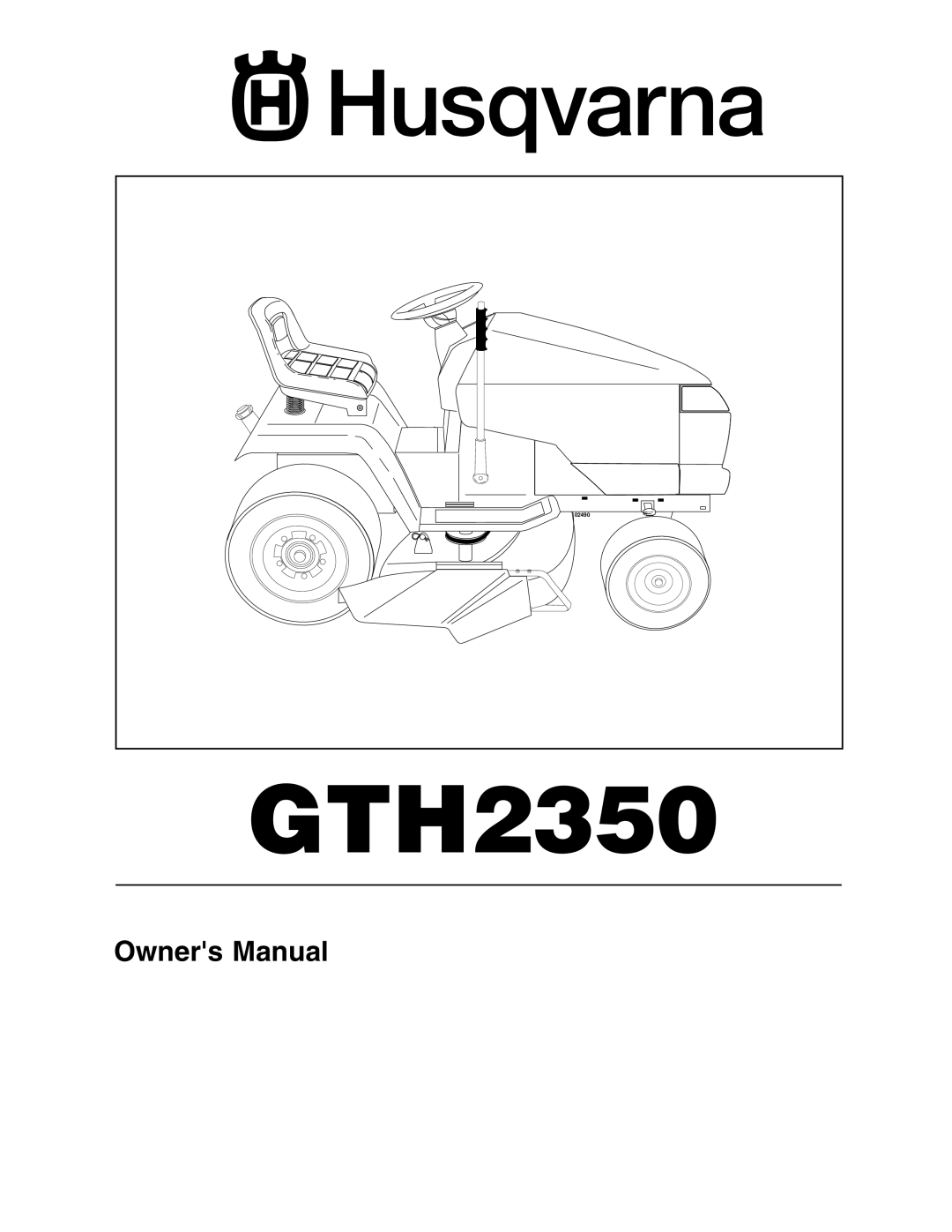 Husqvarna GTH2350 owner manual 