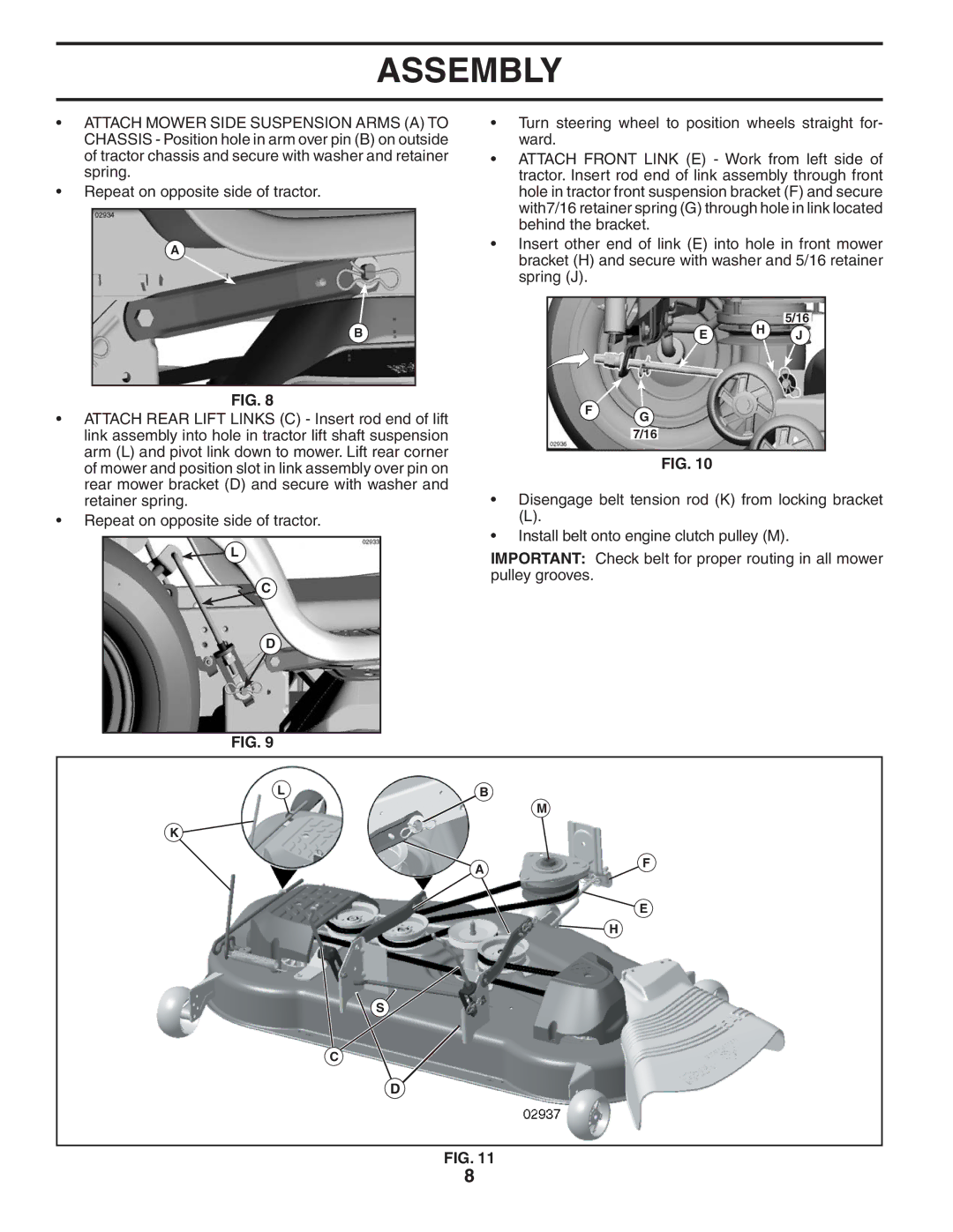 Husqvarna GTH2454T owner manual 7/16 