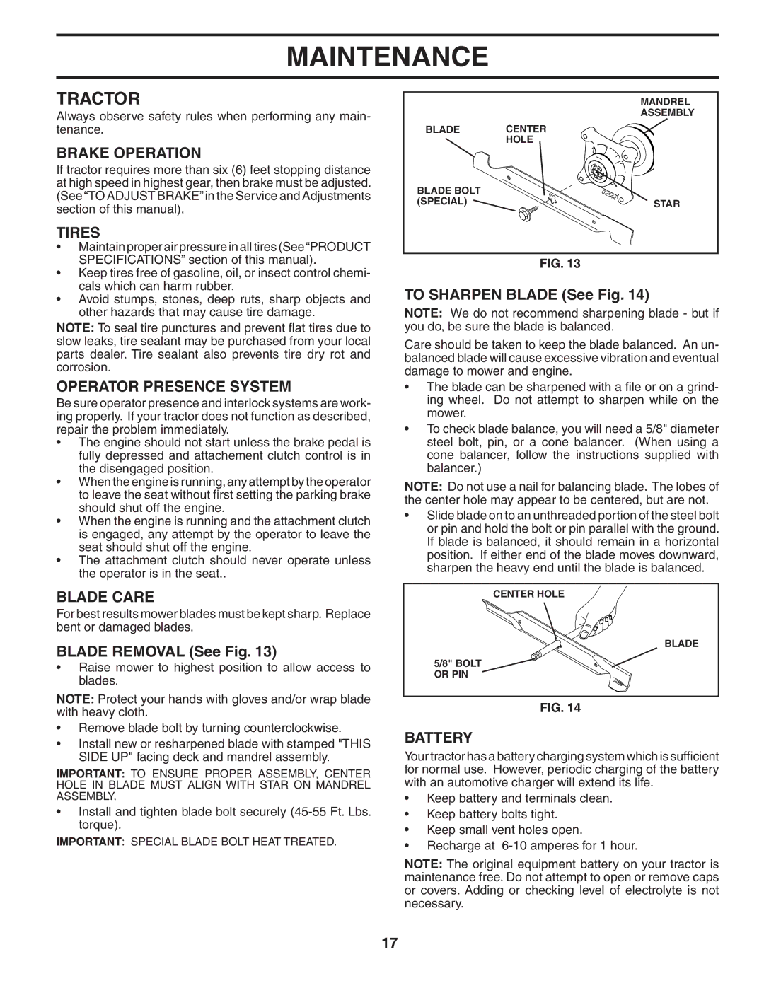 Husqvarna GTH2548 owner manual Tractor 