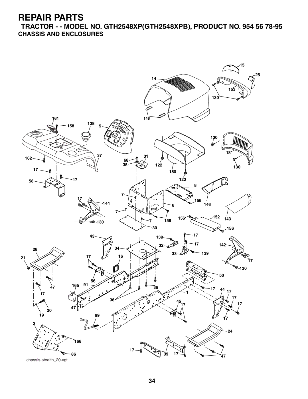 Husqvarna GTH2548XP owner manual Chassis and Enclosures 