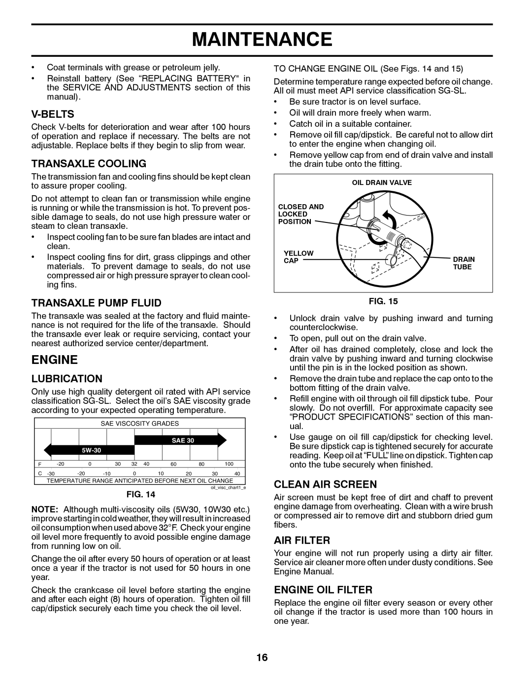 Husqvarna GTH2648 owner manual Engine 