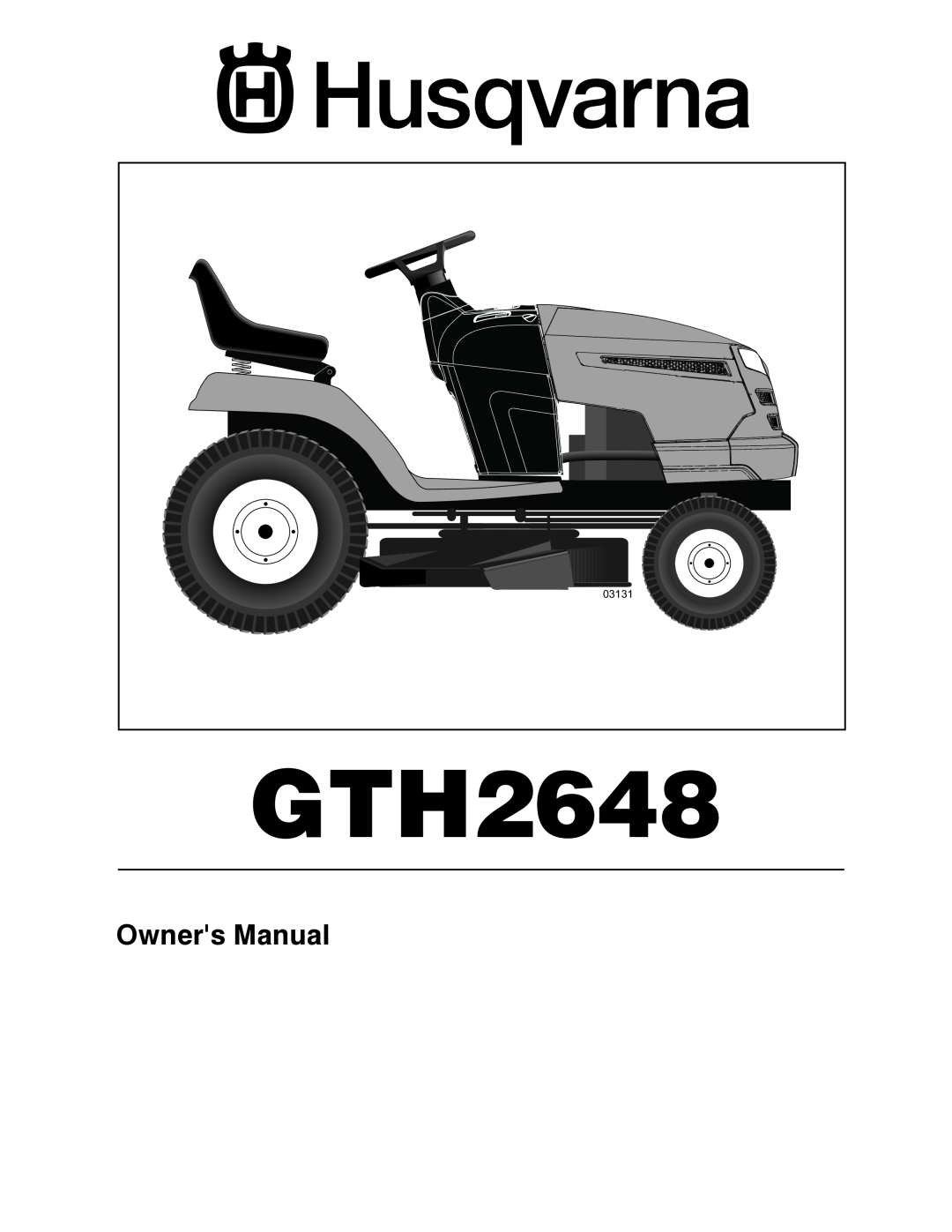 Husqvarna GTH2648 owner manual 