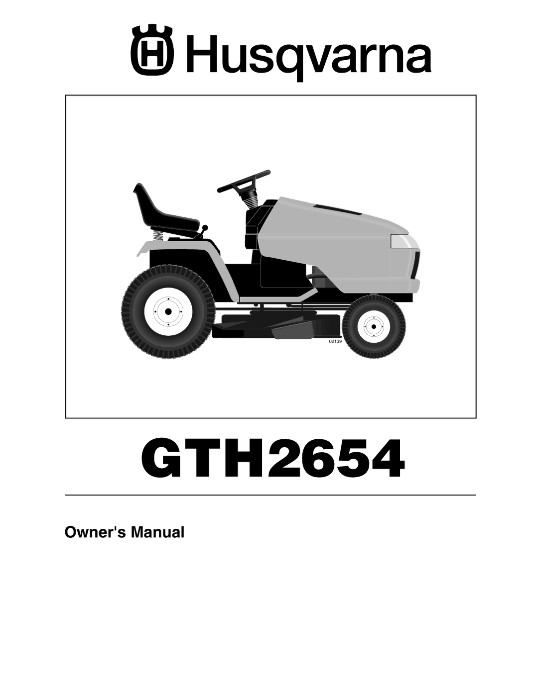 Husqvarna GTH2654 owner manual 