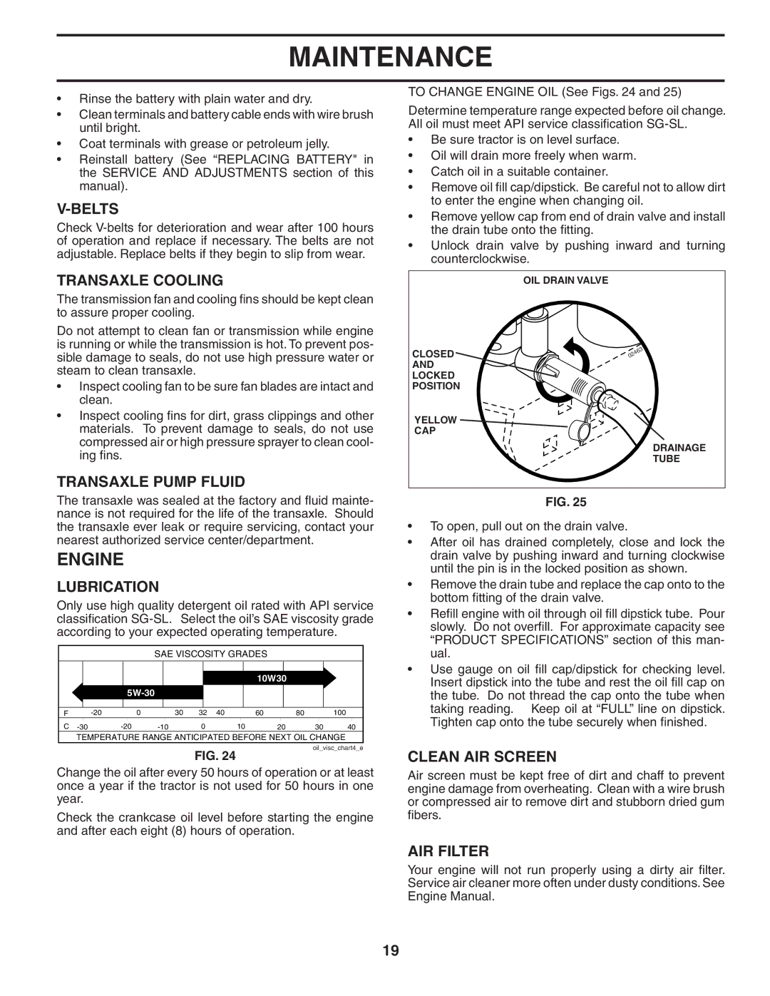 Husqvarna GTH26K54T owner manual Engine 