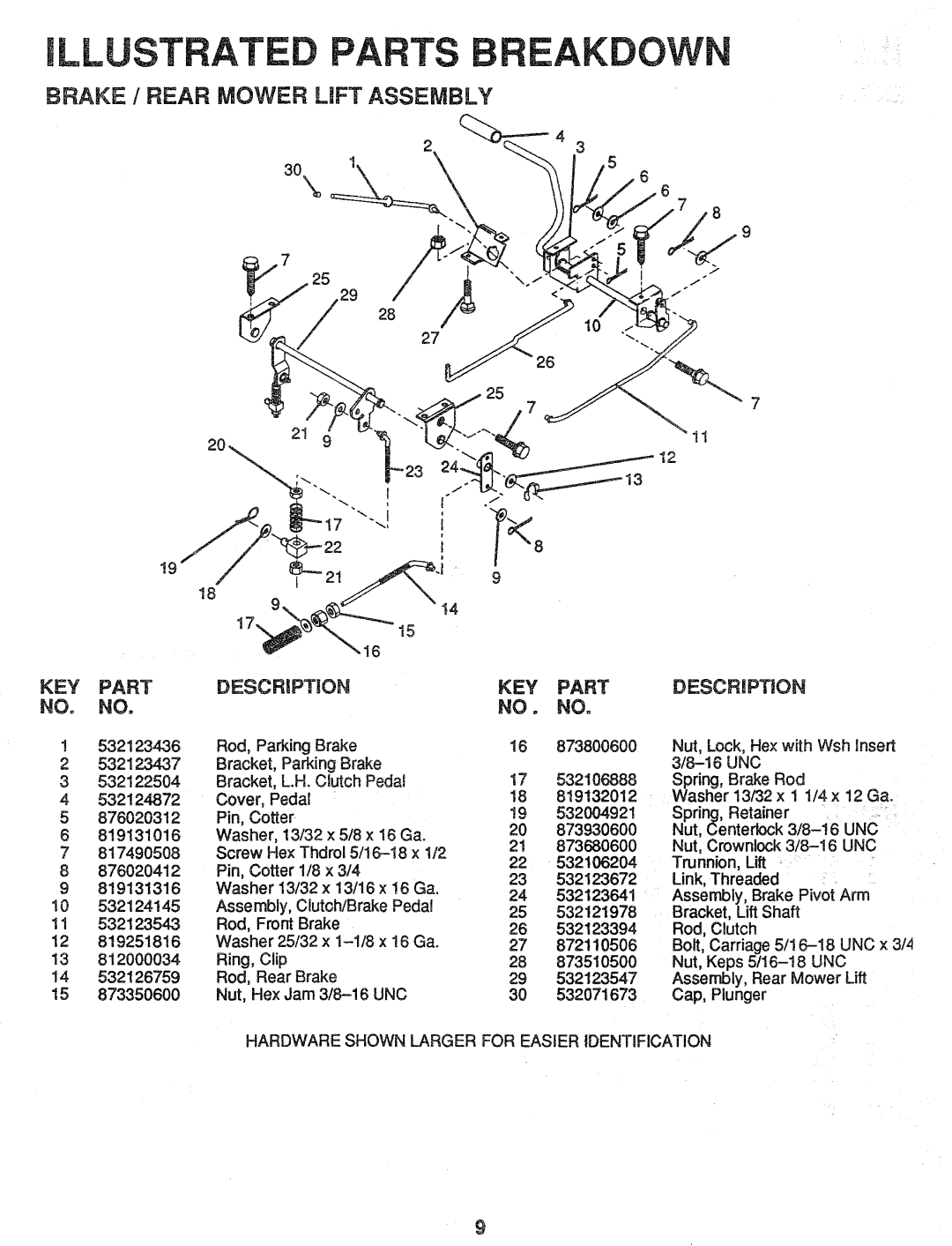 Husqvarna HA1036A manual 