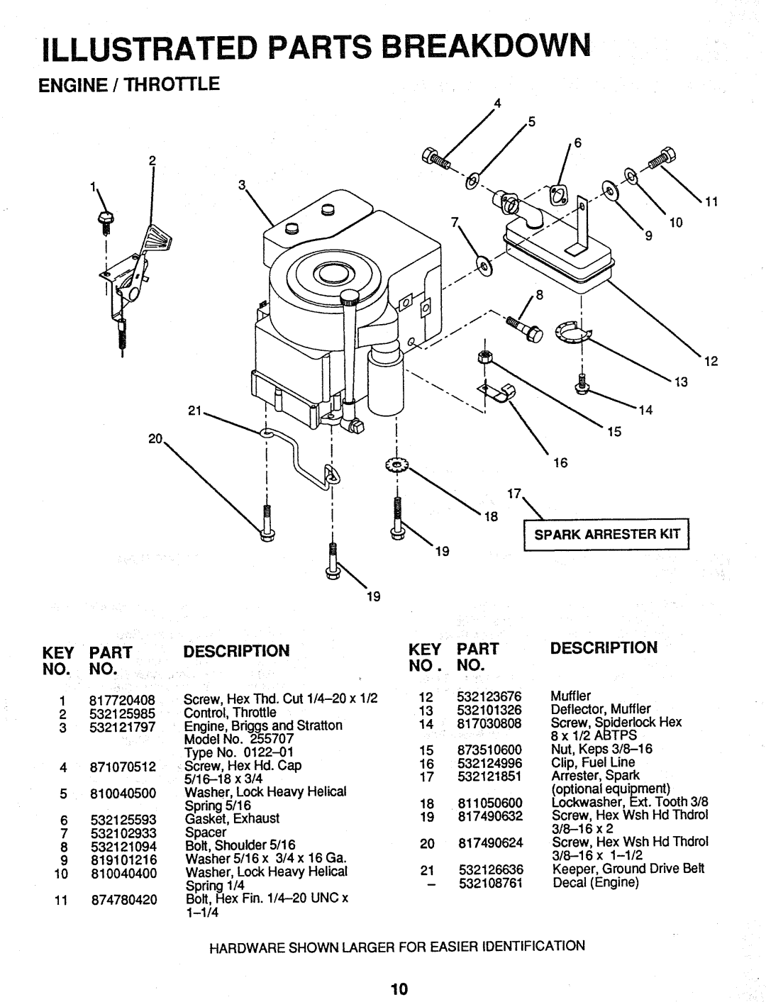 Husqvarna HA1036A manual 