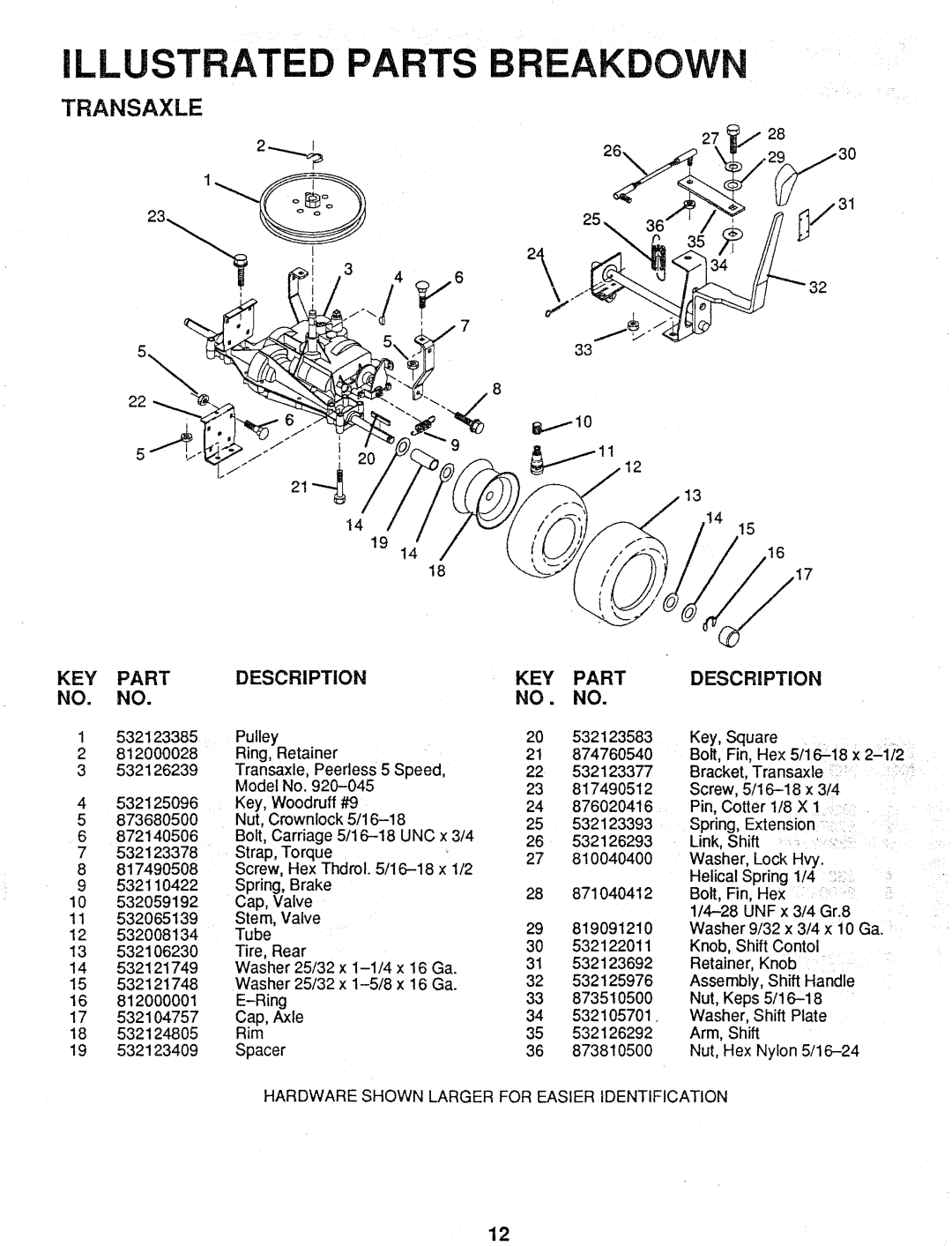 Husqvarna HA1036A manual 