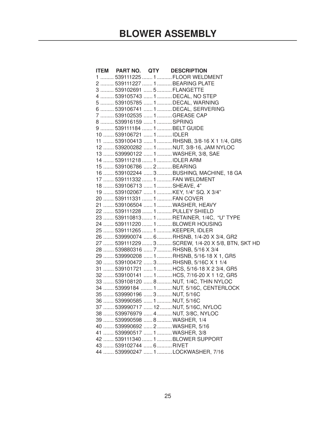 Husqvarna HCS9, HCS13 manual Floor Weldment 