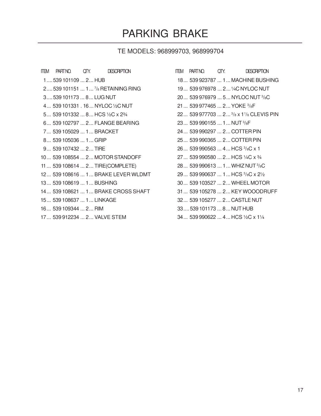 Husqvarna iZ4821/968999705, iZ25/968999672, iZ6125/968999708, iZ4217/968999703, iZ5223/968999707, iZ4819/968999704 manual Hub 