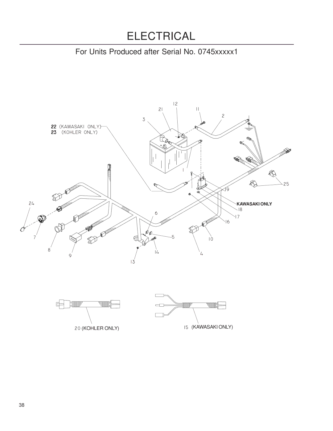 Husqvarna iZ4821/968999705, iZ25/968999672, iZ6125/968999708, iZ4217/968999703 manual For Units Produced after Serial No 