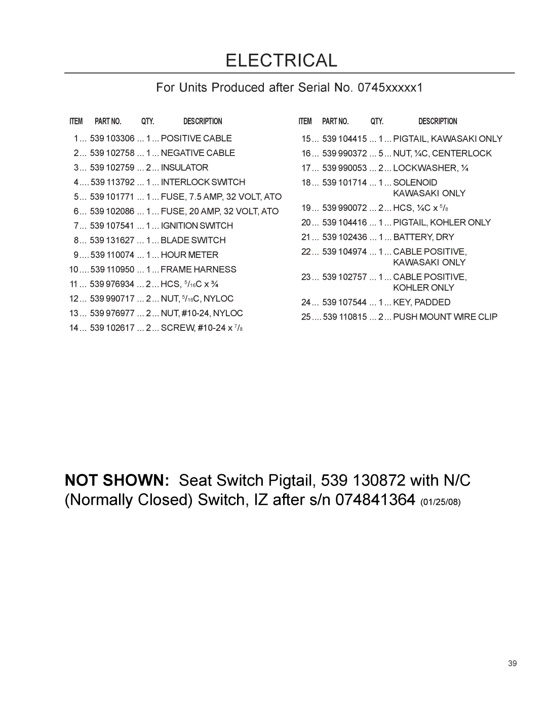 Husqvarna iZ5223/968999707, iZ25/968999672, iZ6125/968999708, iZ4217/968999703, iZ4821/968999705, iZ4819/968999704 Insulator 