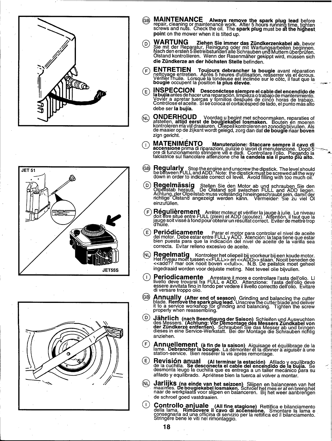 Husqvarna JET51 manual 