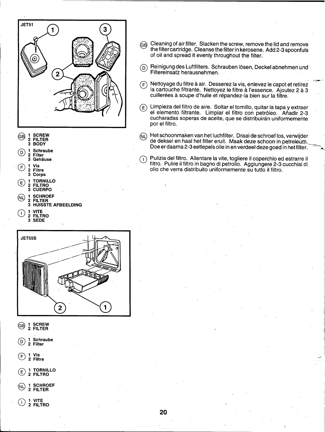 Husqvarna JET51 manual 