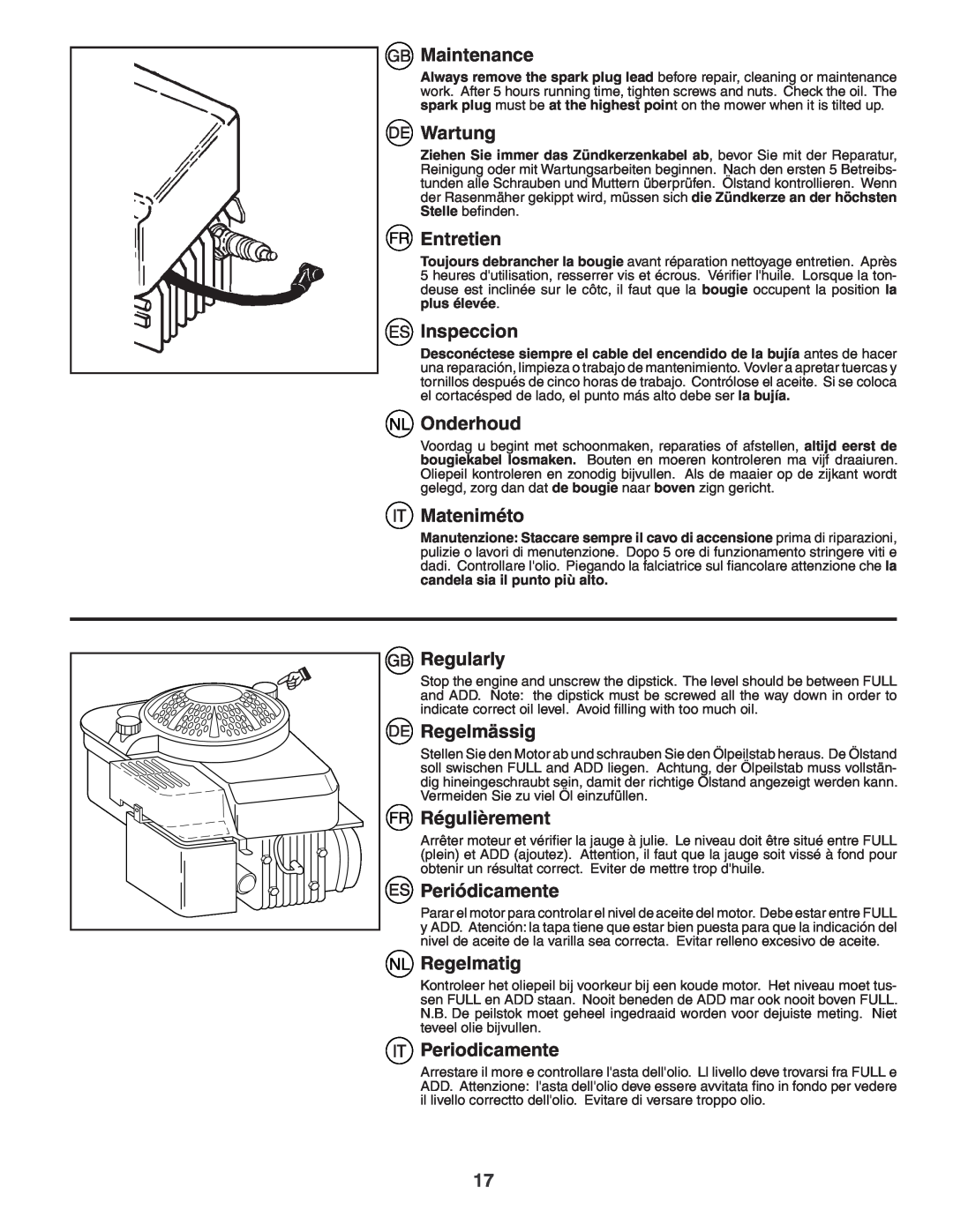 Husqvarna JET55S instruction manual Maintenance 