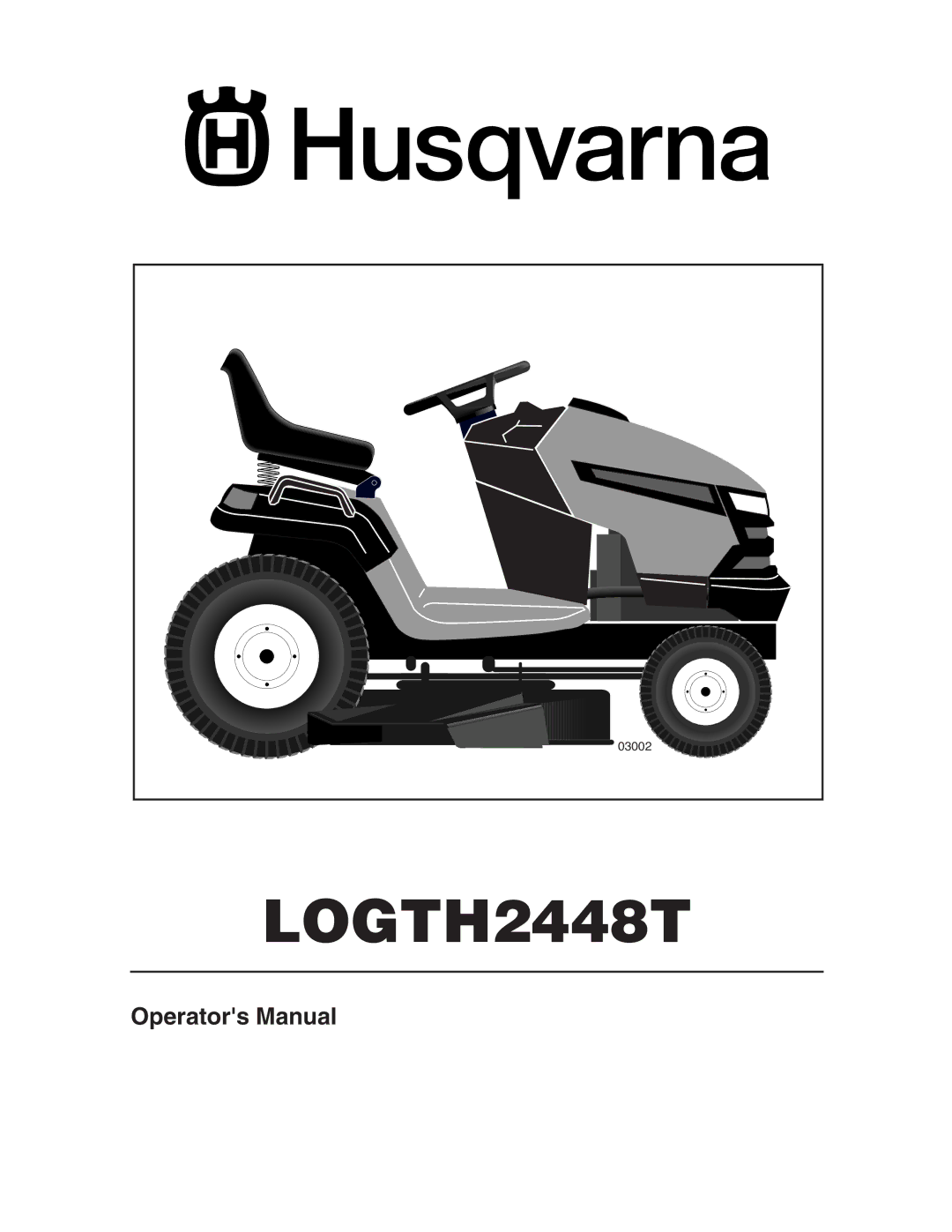 Husqvarna LOGTH2448T manual 