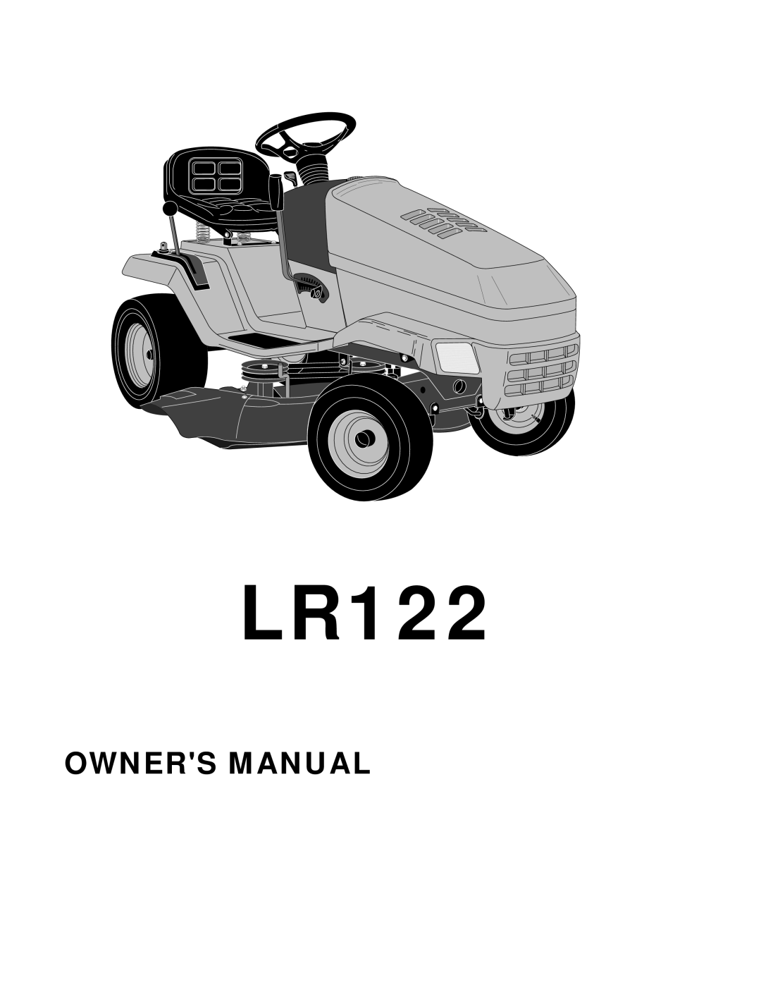 Husqvarna LR122 owner manual 