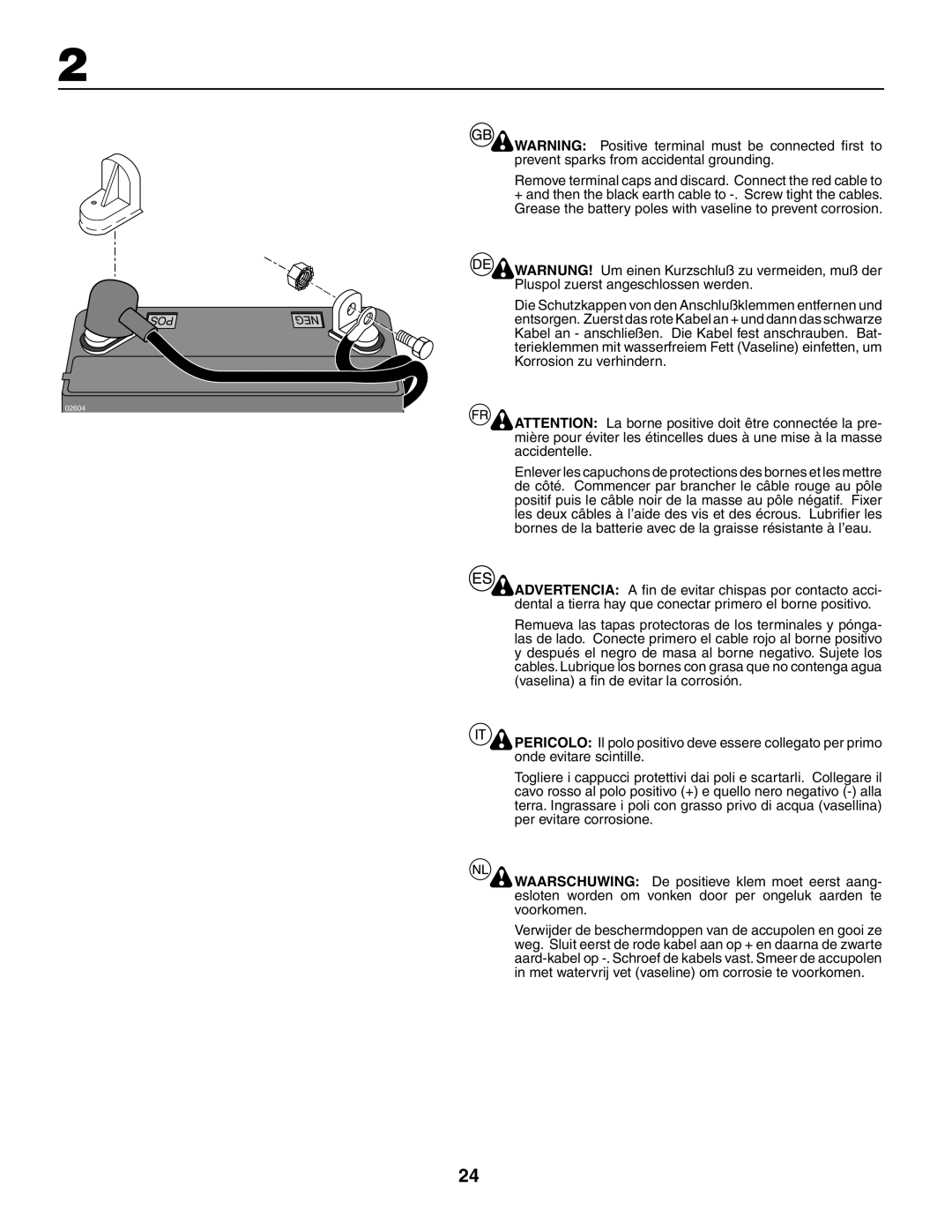 Husqvarna LT 151 instruction manual 02604 