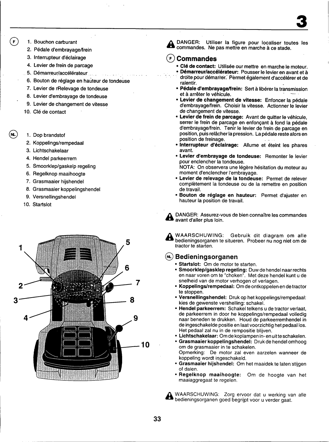 Husqvarna LT100 manual 