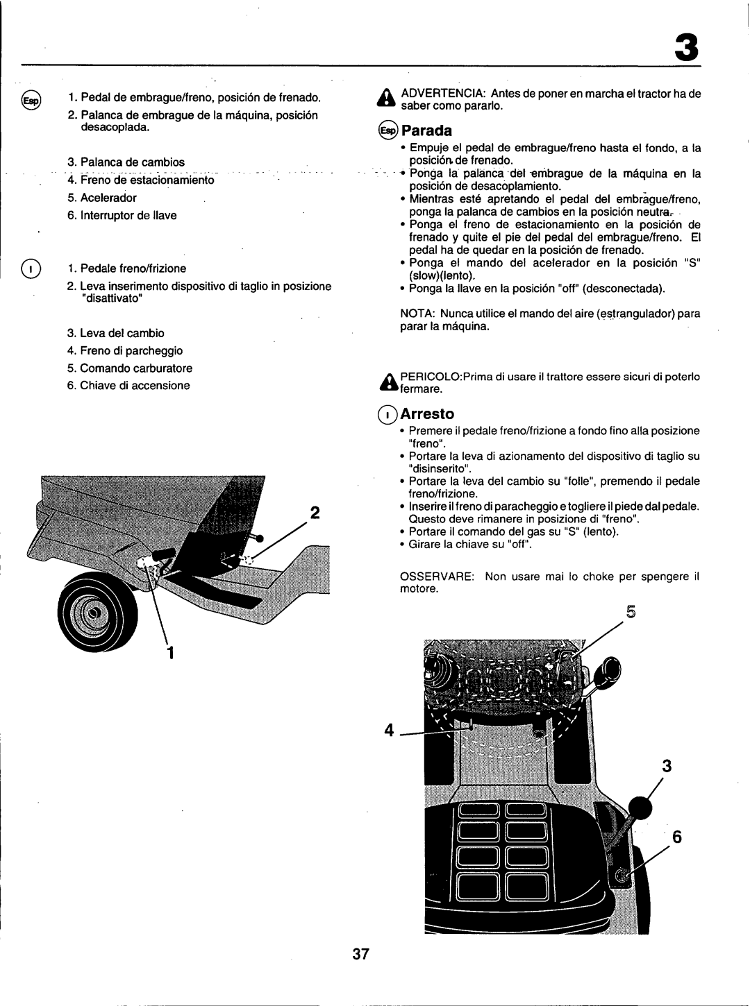 Husqvarna LT100 manual 