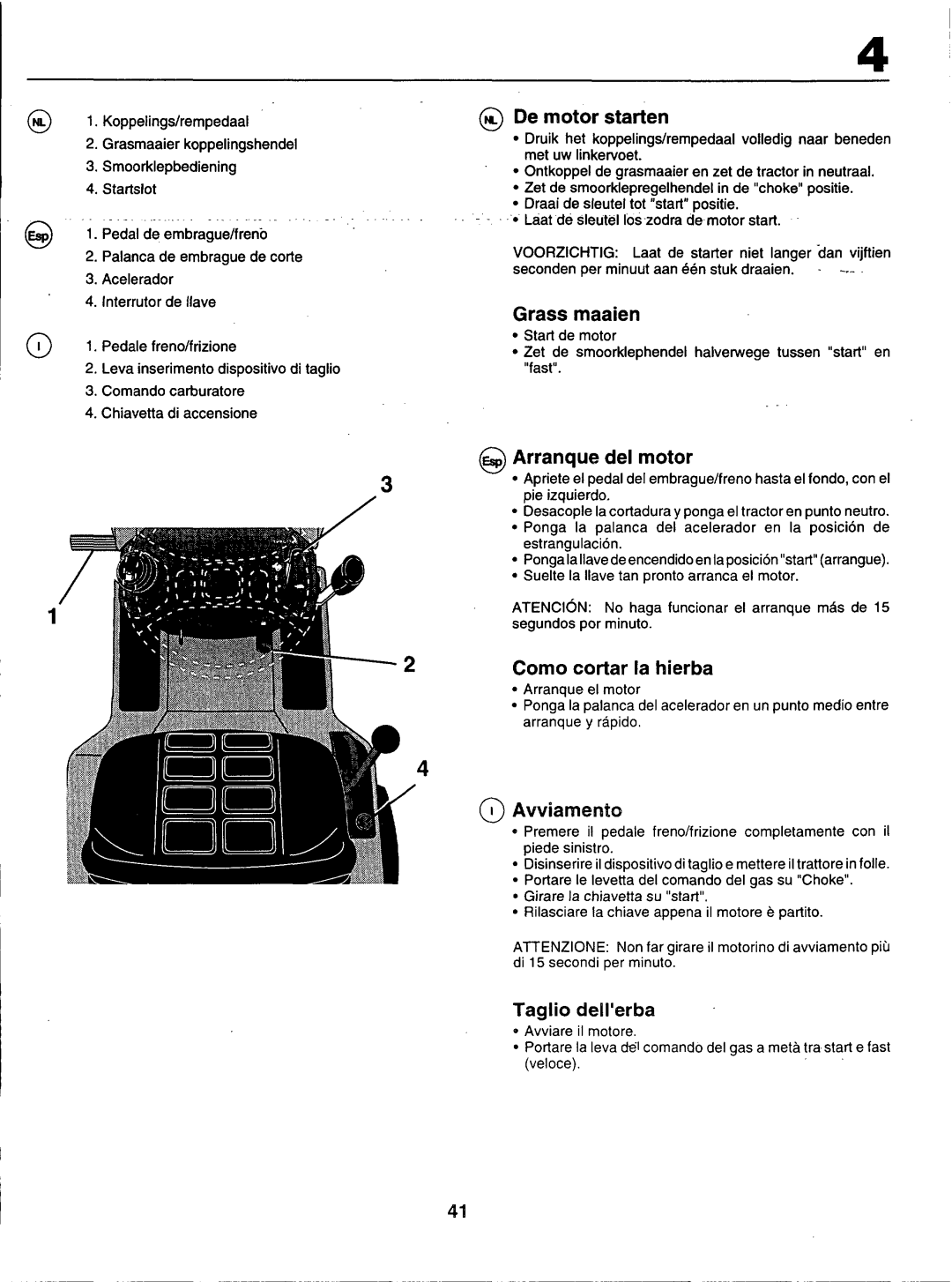 Husqvarna LT100 manual 