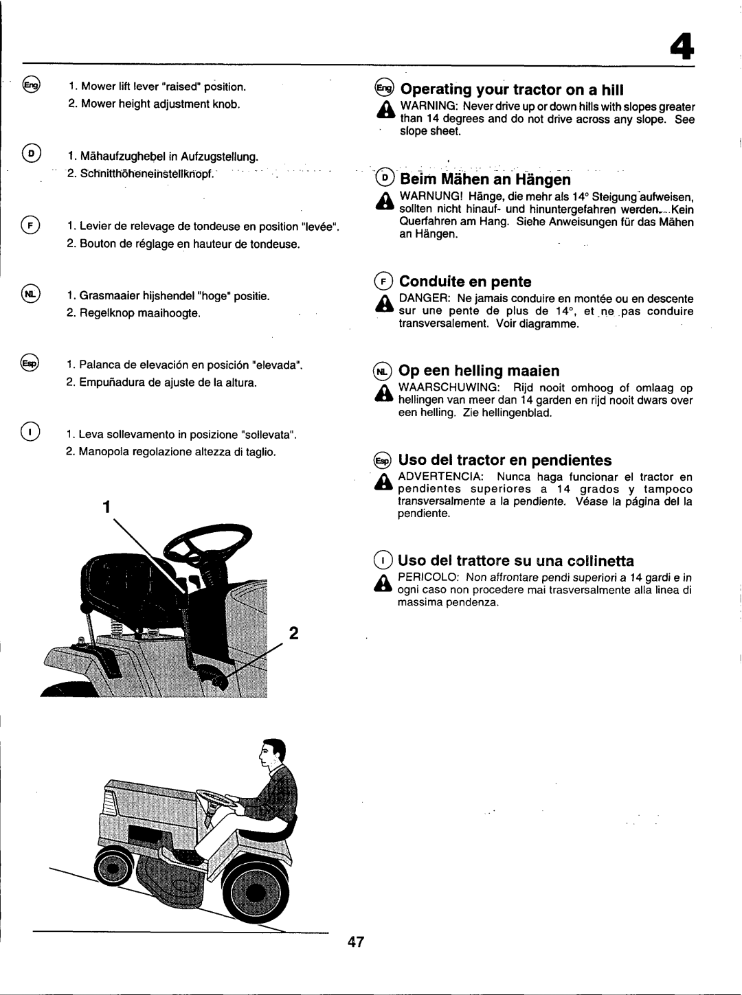 Husqvarna LT100 manual 