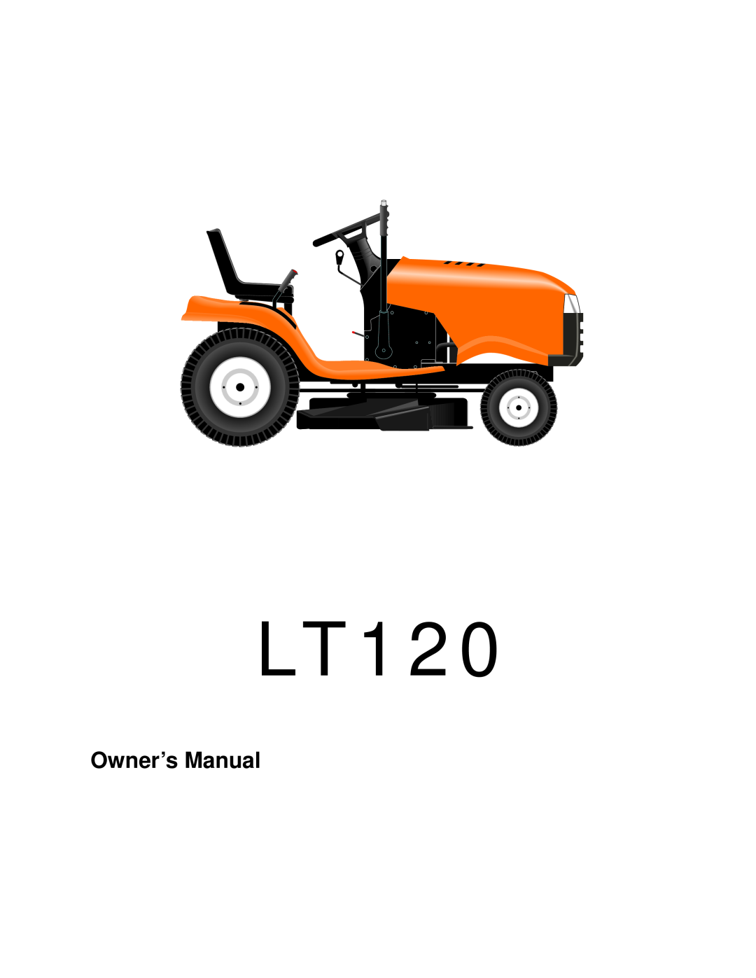Husqvarna LT120 owner manual Lt 