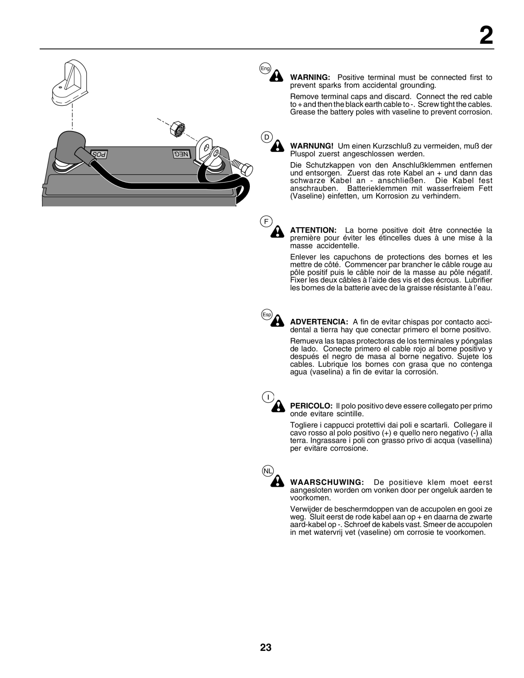 Husqvarna LT135 instruction manual Eng 