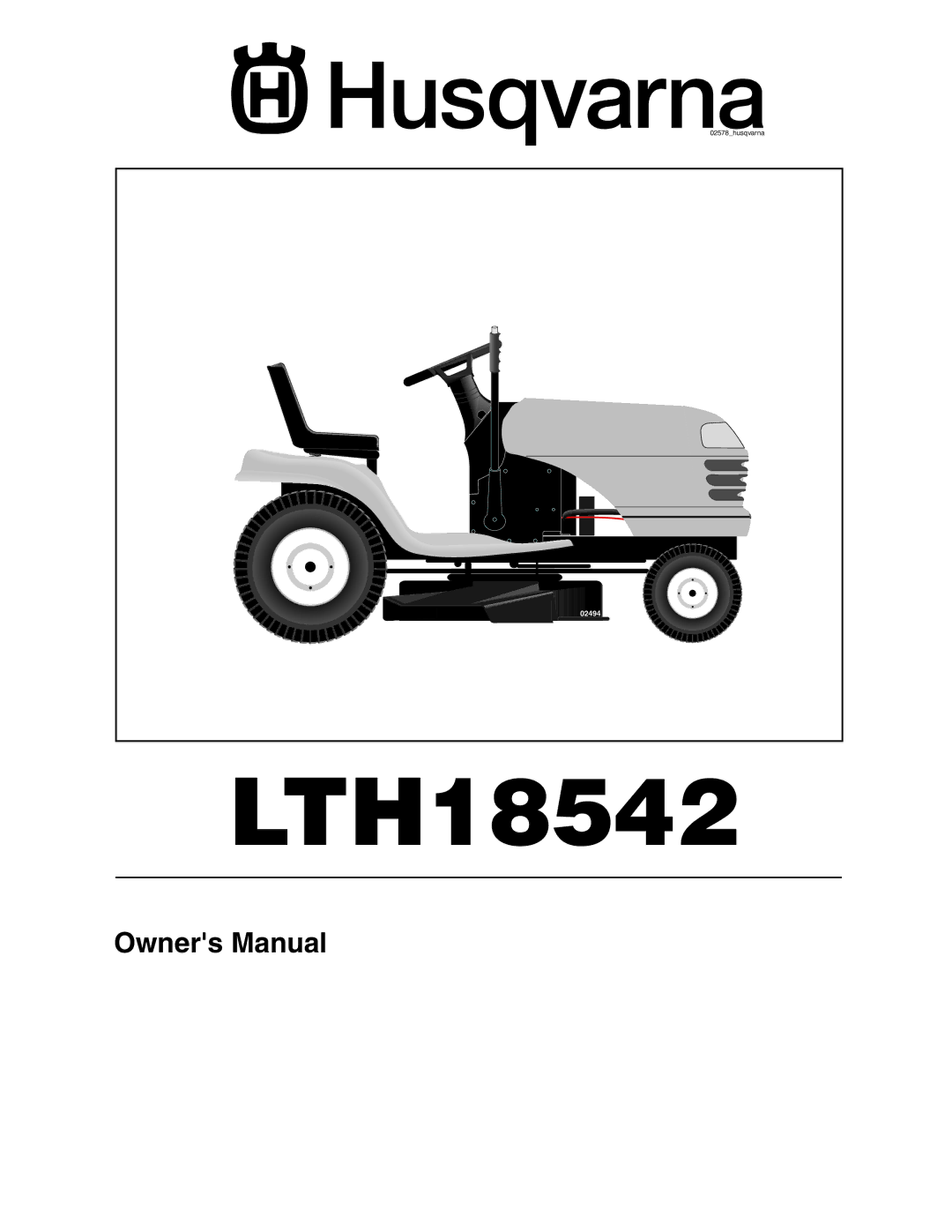 Husqvarna LTH18542 owner manual 