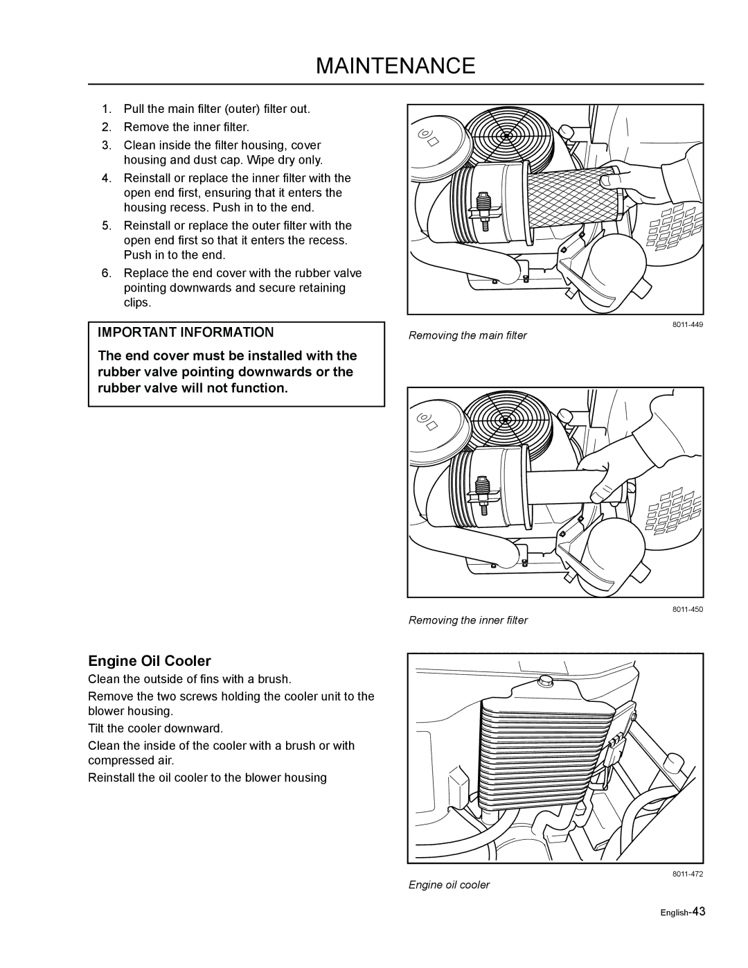 Husqvarna LZF5227, LZF6127 manual Engine Oil Cooler 