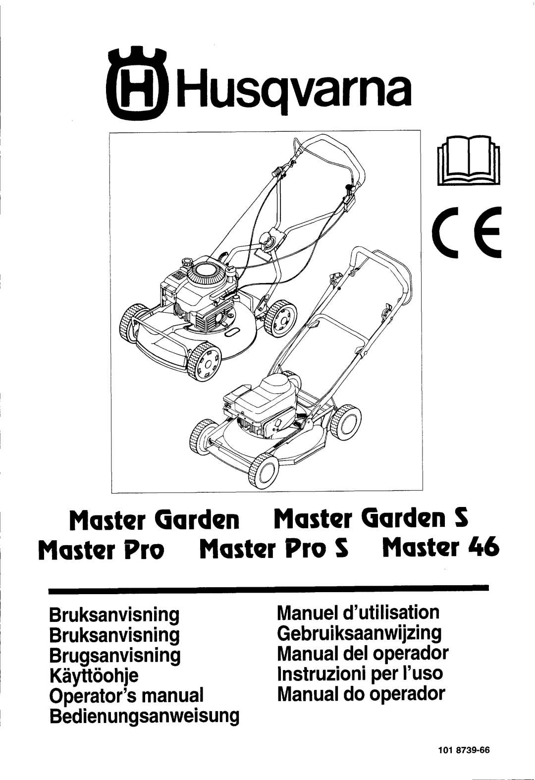 Husqvarna Master Pro S, Master Garden S manual 