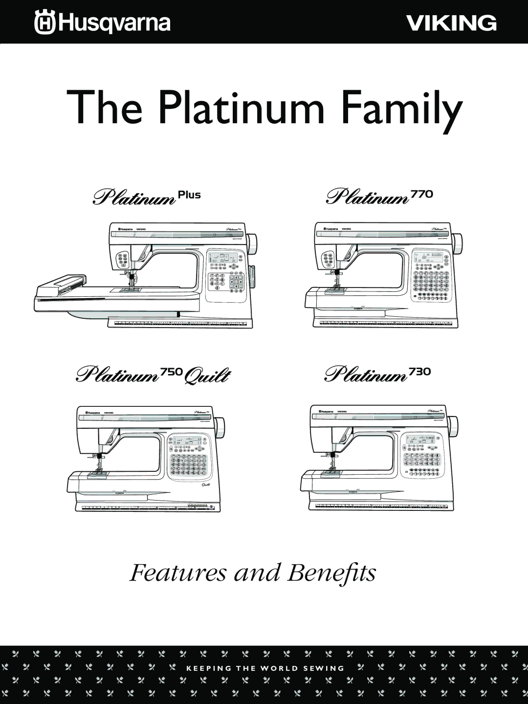 Husqvarna PLUS manual Platinum Family 