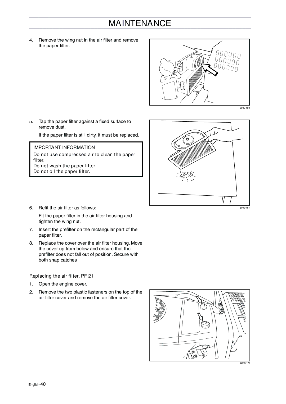 Husqvarna ProFlex 21 manual English-40 