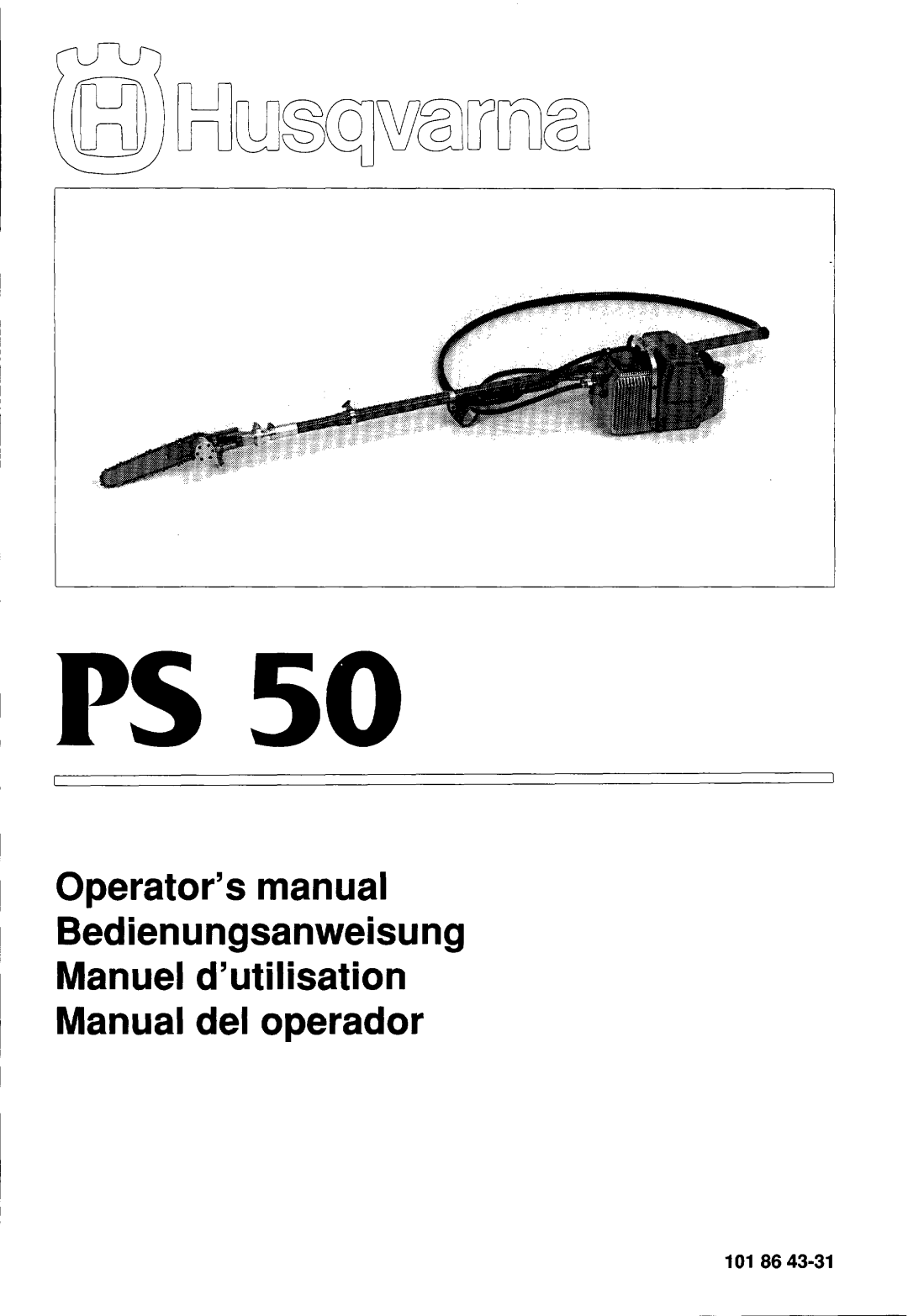 Husqvarna PS 50 manual 