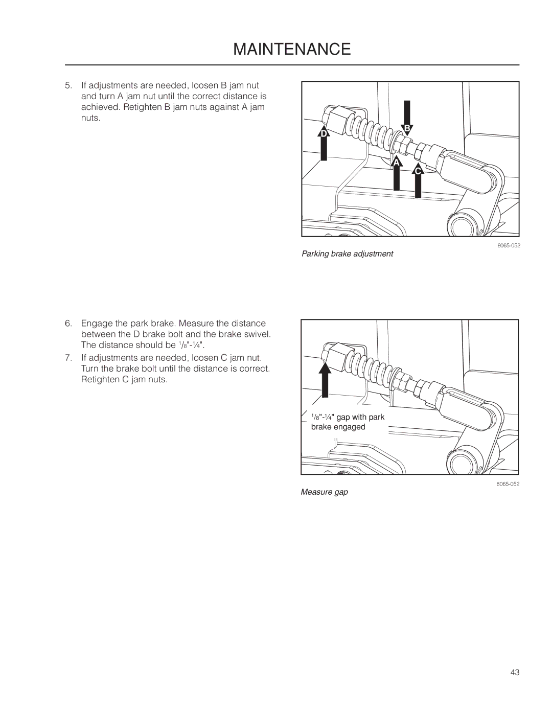 Husqvarna PZ29 CE manual Measure gap 