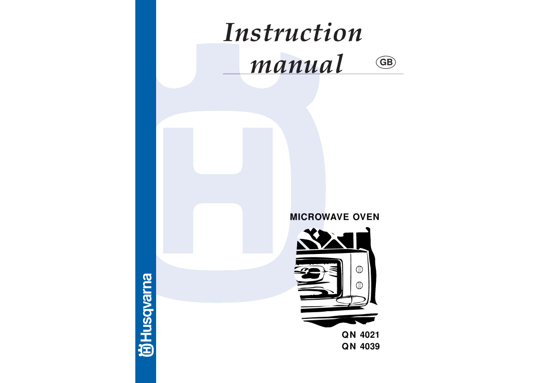 Husqvarna QN 4021, QN 4039 manual Microwave Oven 