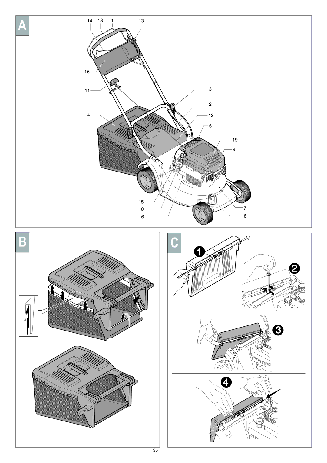 Husqvarna R 148 S manual 