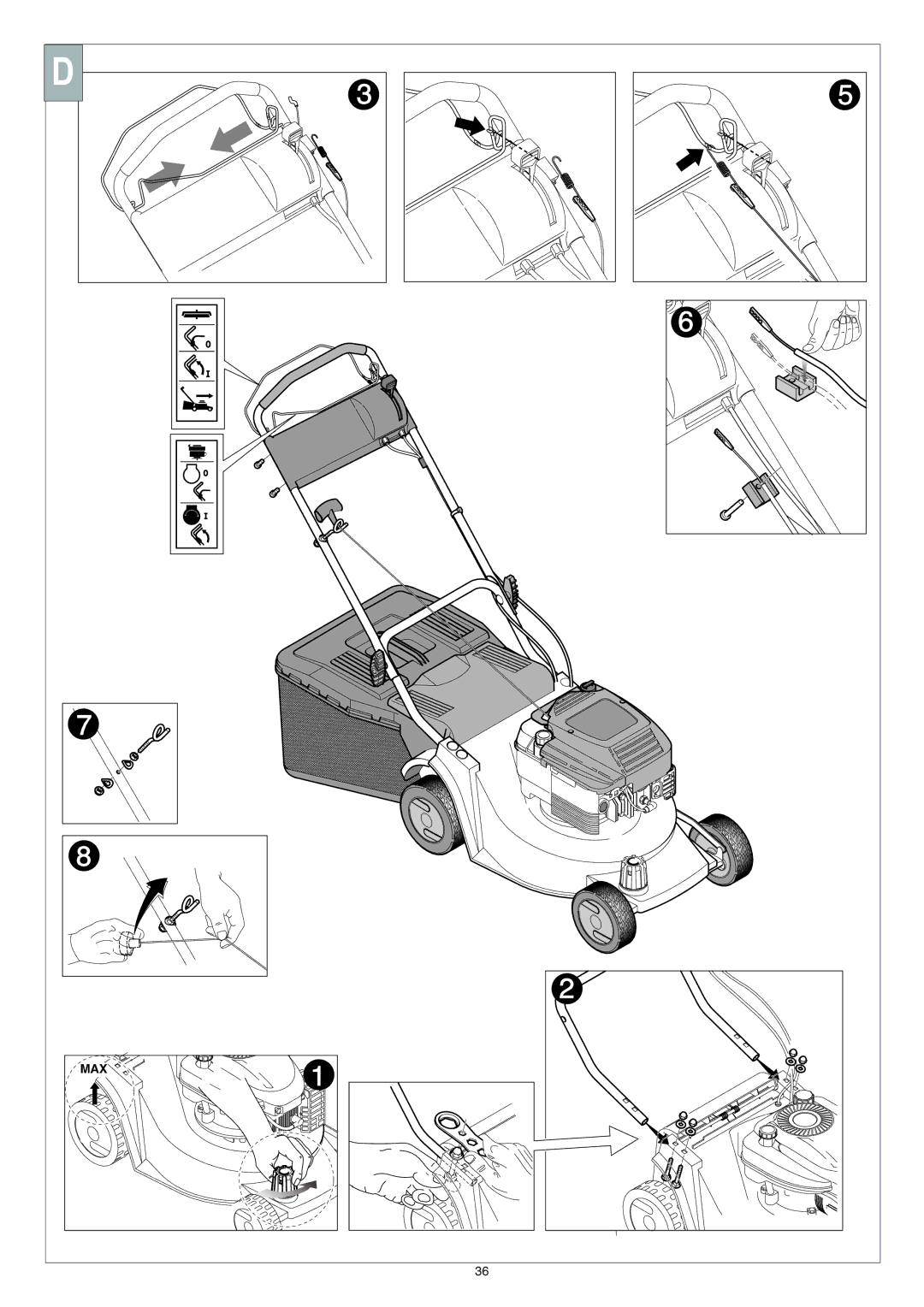 Husqvarna R 148 S manual Max 