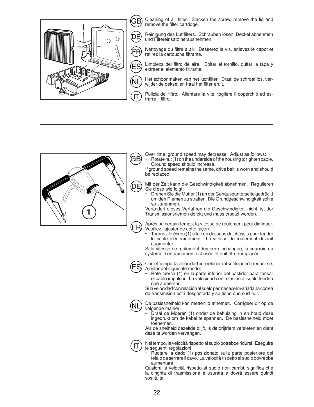 Husqvarna R145SV instruction manual 