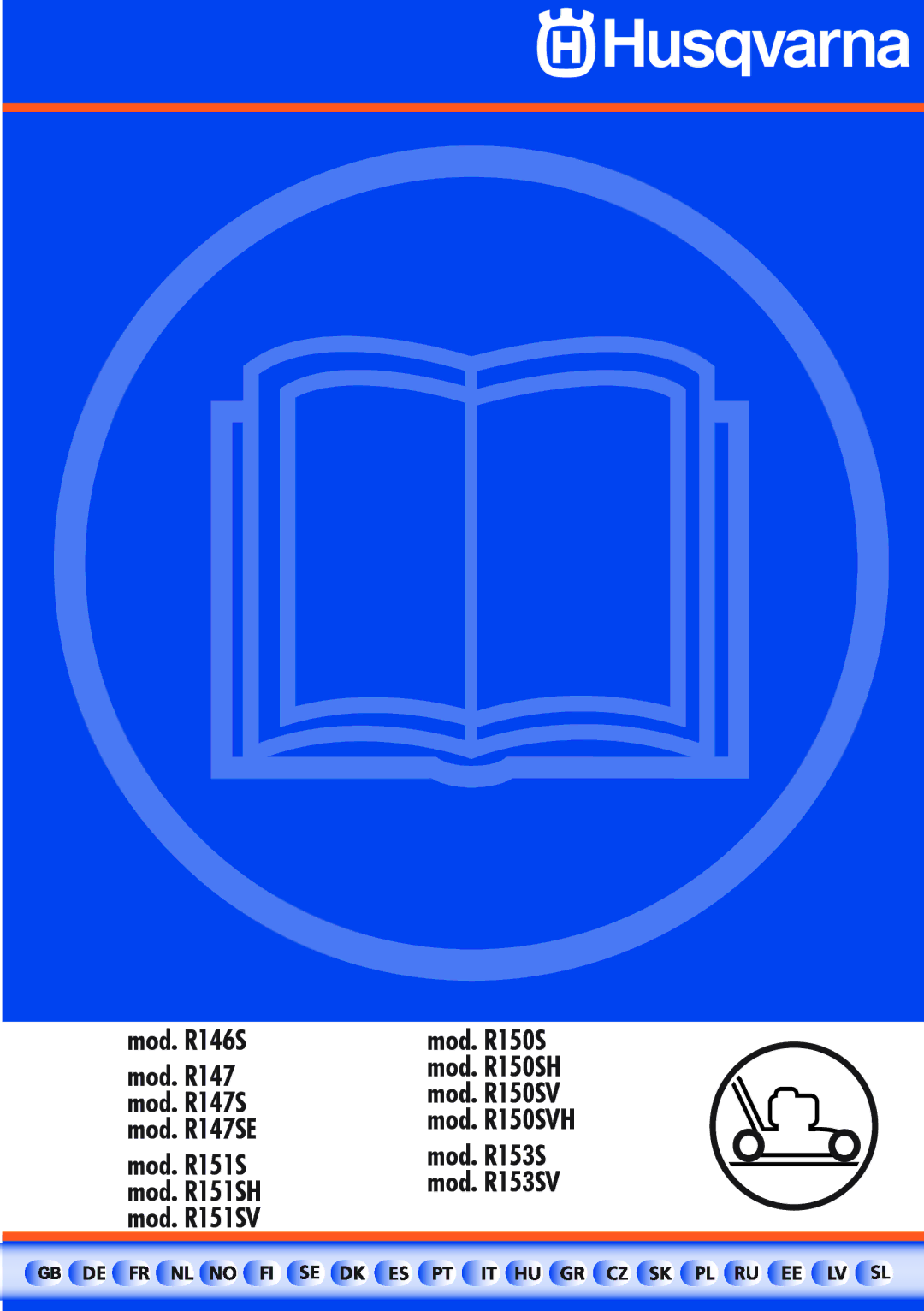 Husqvarna R150SVH, R153SV, R151SV, R151SH, R150SH, R147SE manual Mod. R146S 