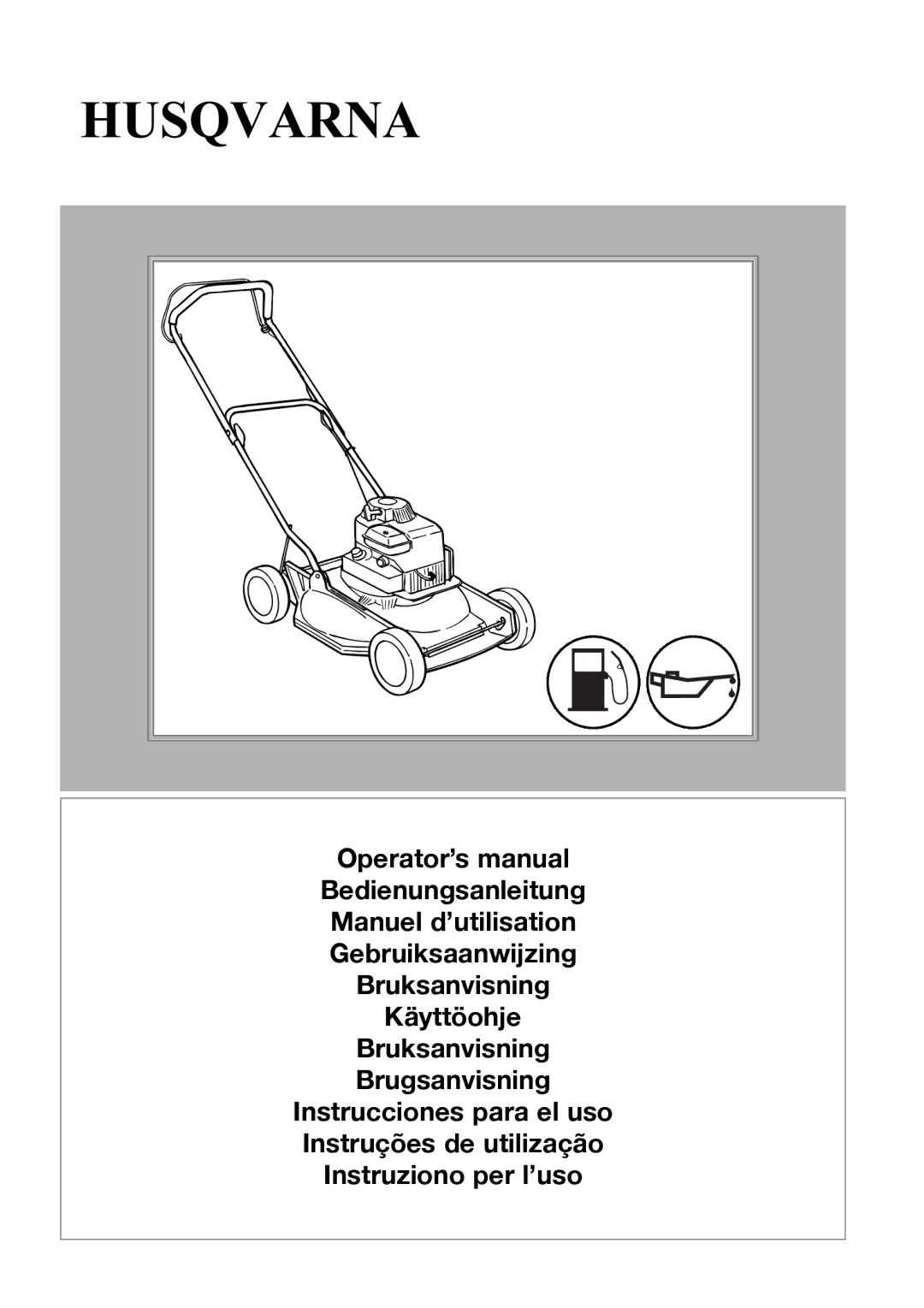 Husqvarna Rotary Lawnmower manuel dutilisation Husqvarna 